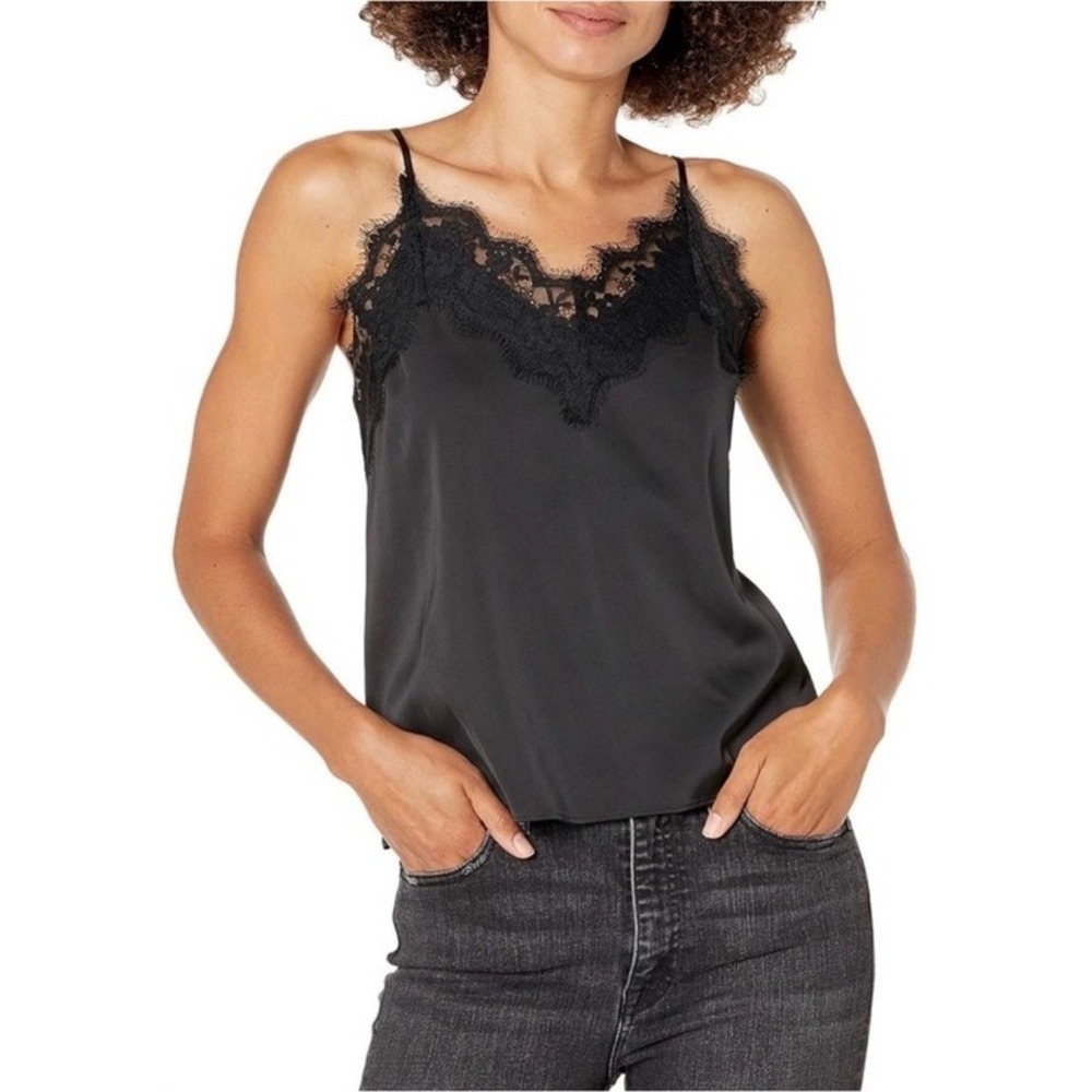 The Drop Black Lace Cami XL